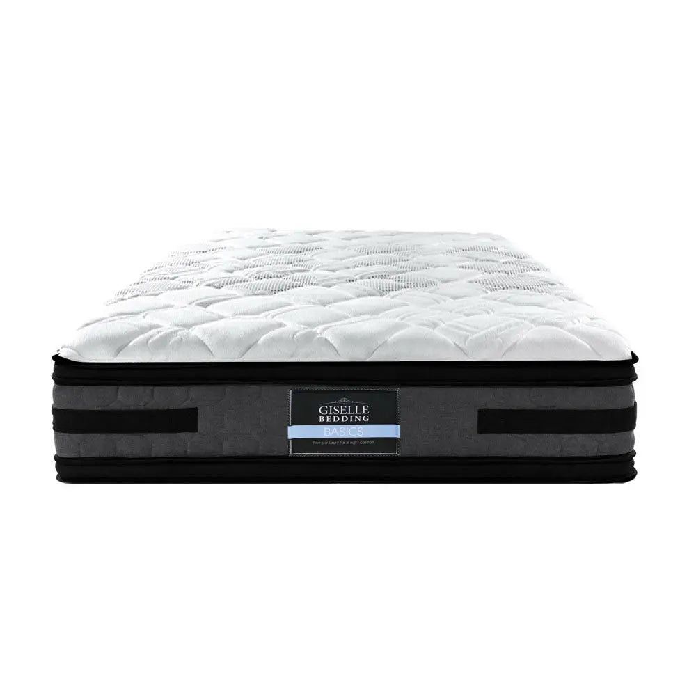 Giselle Bedding Luna Euro Top Cool Gel Pocket Spring Mattress 36cm Thick Single Giselle