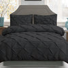 Giselle Bedding Queen Size Quilt Cover Set - Black Giselle