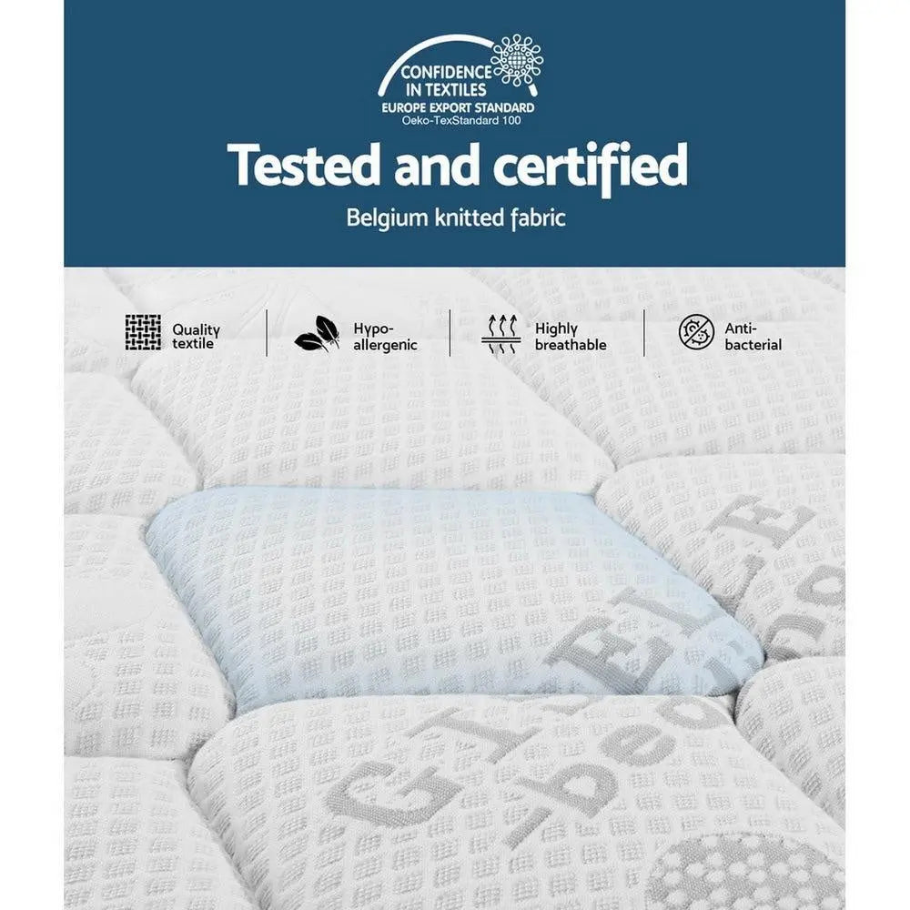 Giselle Bedding Regine Euro Top Pocket Spring Mattress 28cm Thick - Queen Giselle