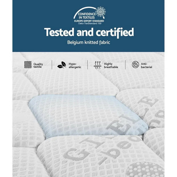 Giselle Bedding Regine Euro Top Pocket Spring Mattress 28cm Thick - Queen Giselle