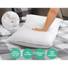 Giselle Bedding Set of 2 Goose Feather and Down Pillow - White Giselle