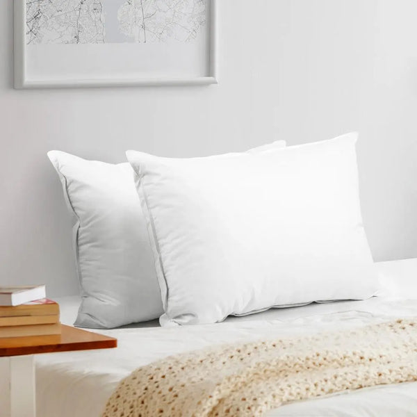 Giselle Bedding Set of 2 Goose Feather and Down Pillow - White Giselle