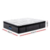 Giselle King Bed Mattress 9 Zone Pocket Spring Latex Foam Medium Firm 34cm Deals499