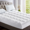Giselle Queen Mattress Topper Bamboo Fibre Pillowtop Protector Giselle