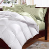Goose Feather & Down Quilt 500GSM + Goose Feather and Down Pillows 2 Pack Combo Double White Deals499