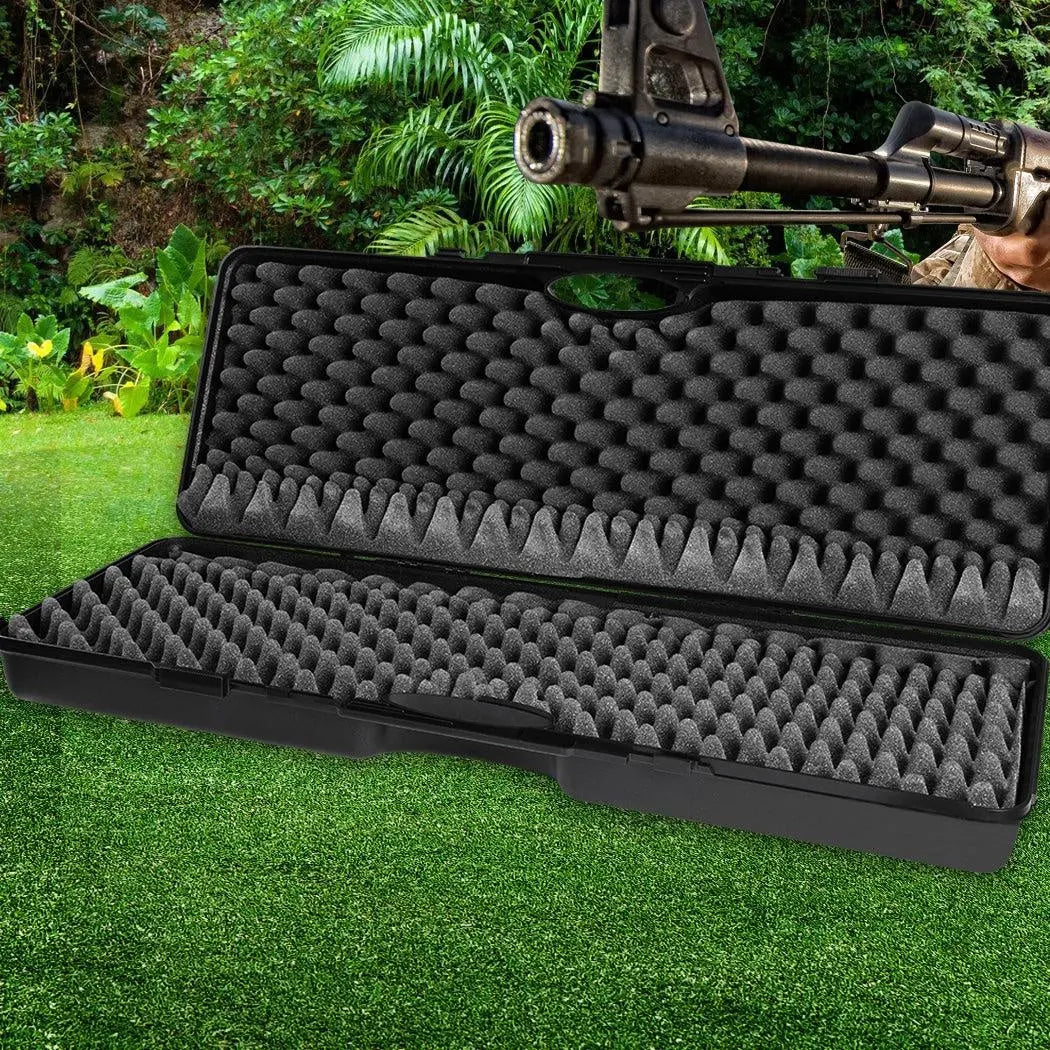 Gun Case Portable Hard Double Shotgun Rifle Hunting Carry Box Waterproof 35 ? Deals499