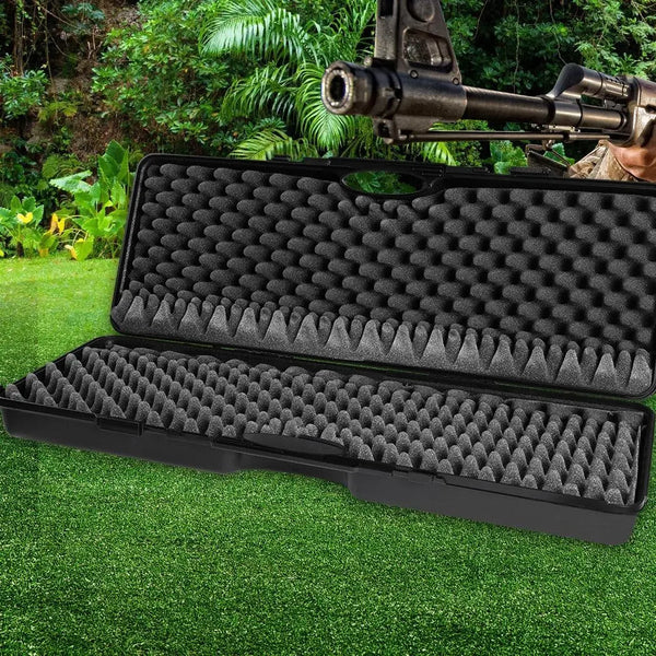 Gun Case Portable Hard Double Shotgun Rifle Hunting Carry Box Waterproof 35 ? Deals499