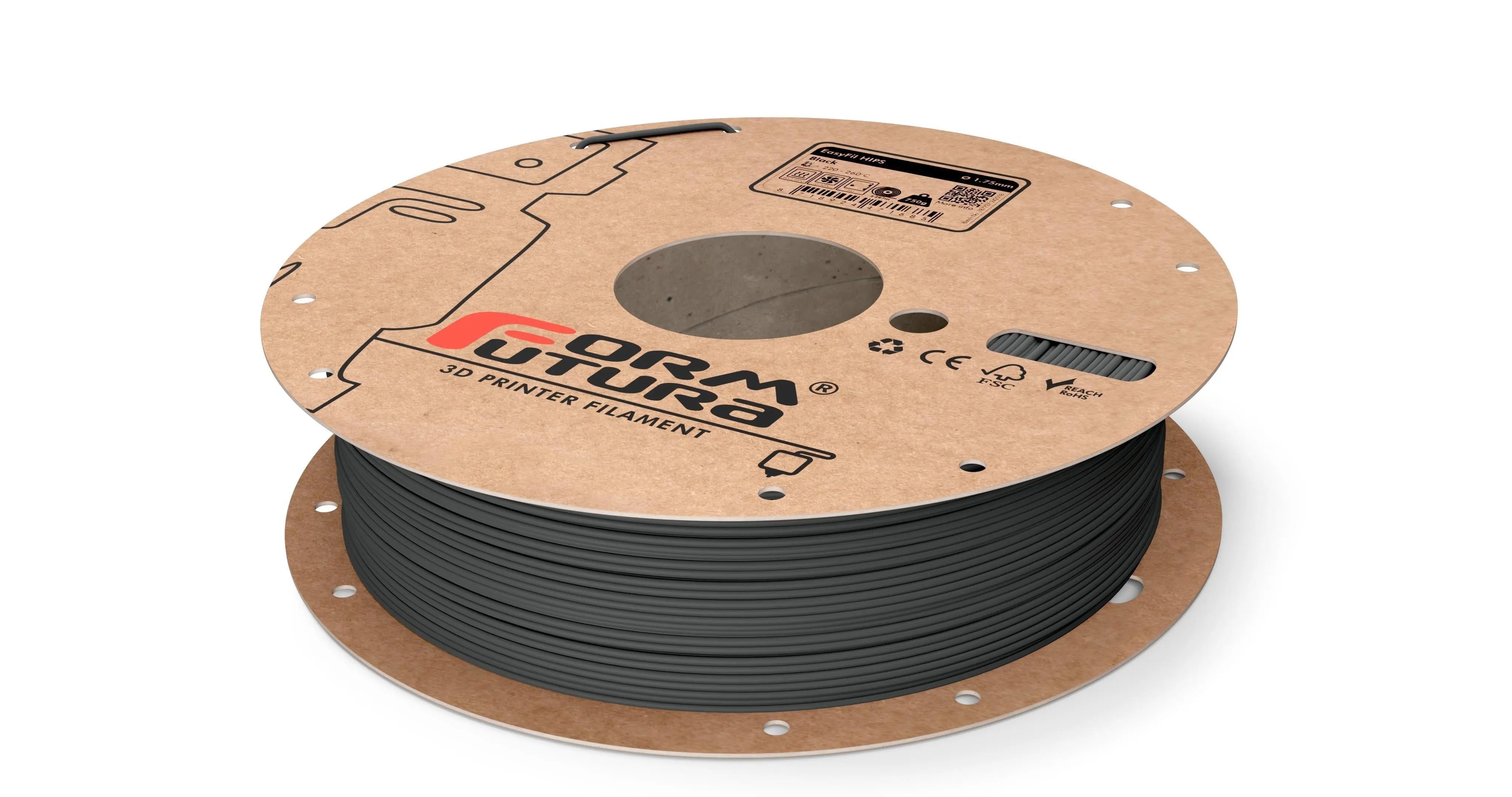 HIPS Filament FormFortura EasyFil available in Black, Dark Blue, Grey, Natural, Red and White - 3D Printer Filament Deals499
