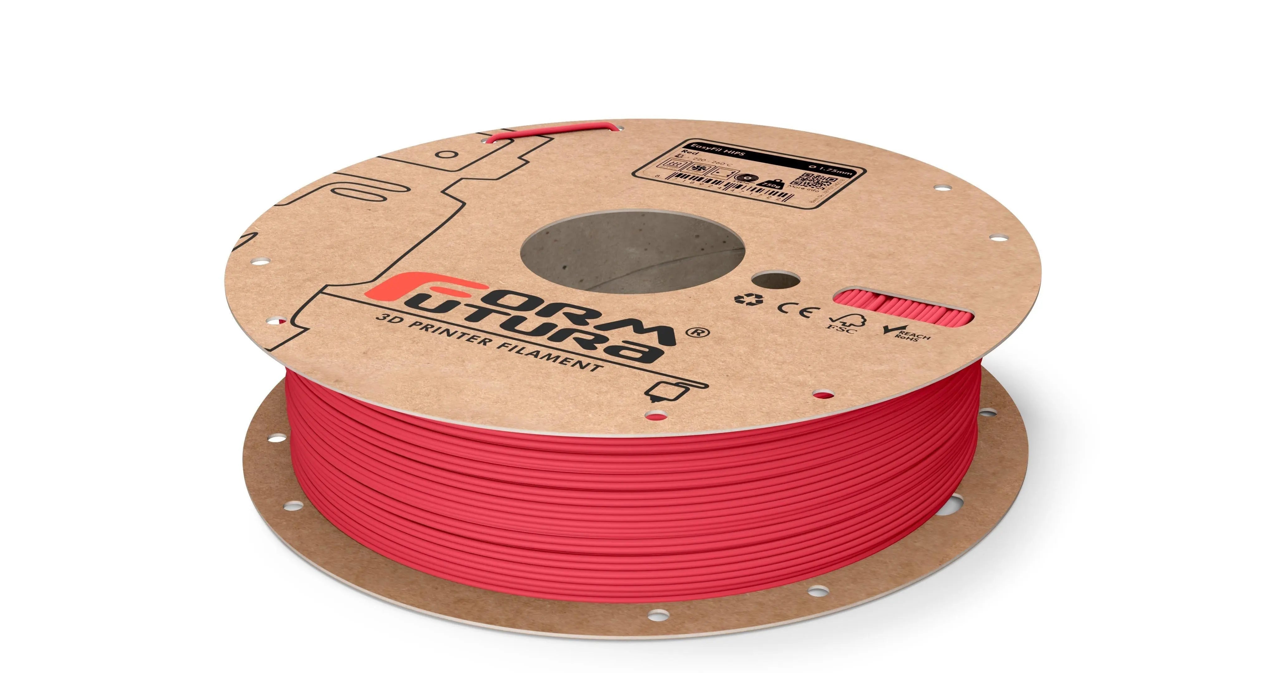 HIPS Filament FormFortura EasyFil available in Black, Dark Blue, Grey, Natural, Red and White - 3D Printer Filament Deals499