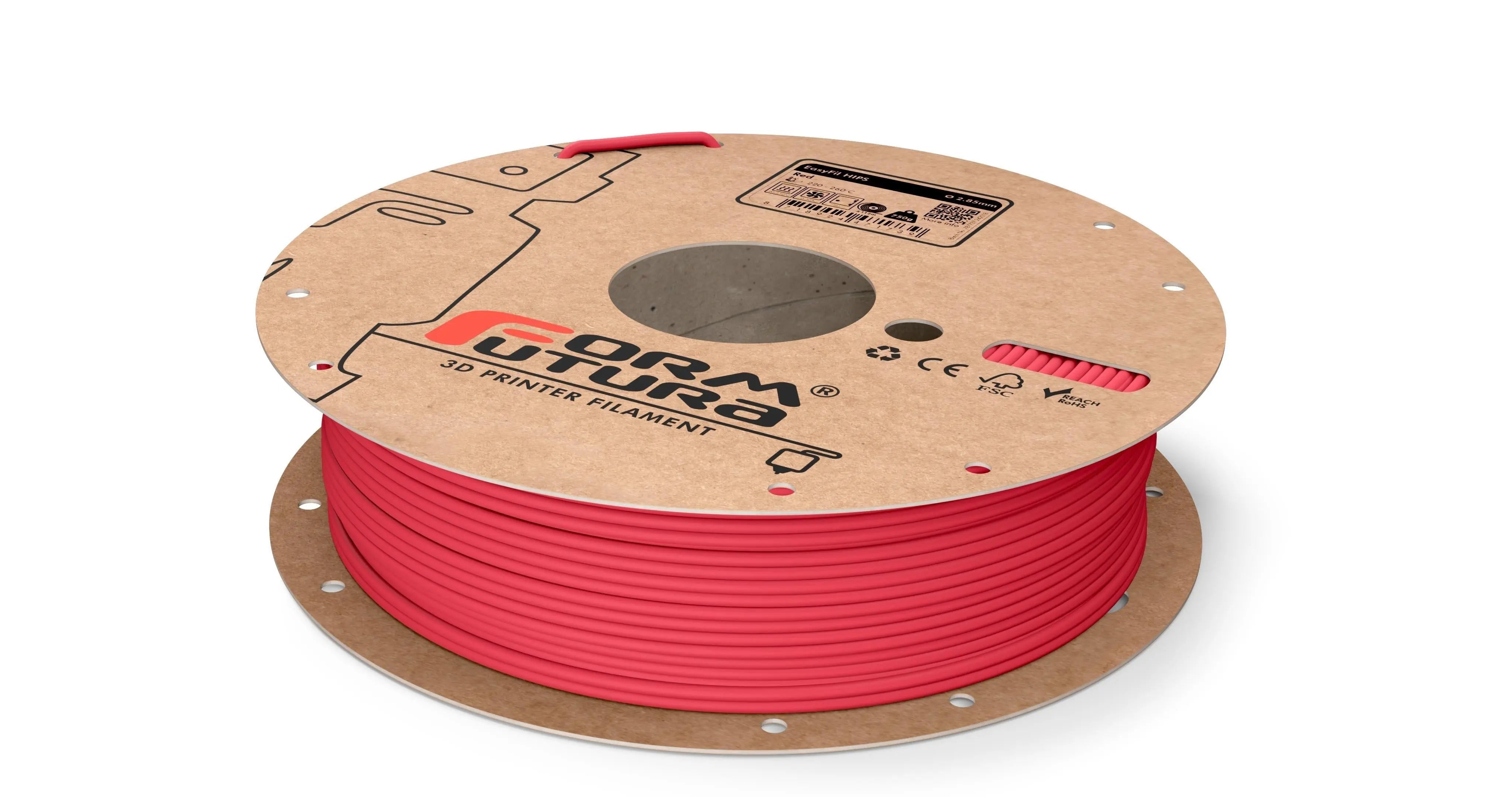 HIPS Filament FormFortura EasyFil available in Black, Dark Blue, Grey, Natural, Red and White - 3D Printer Filament Deals499