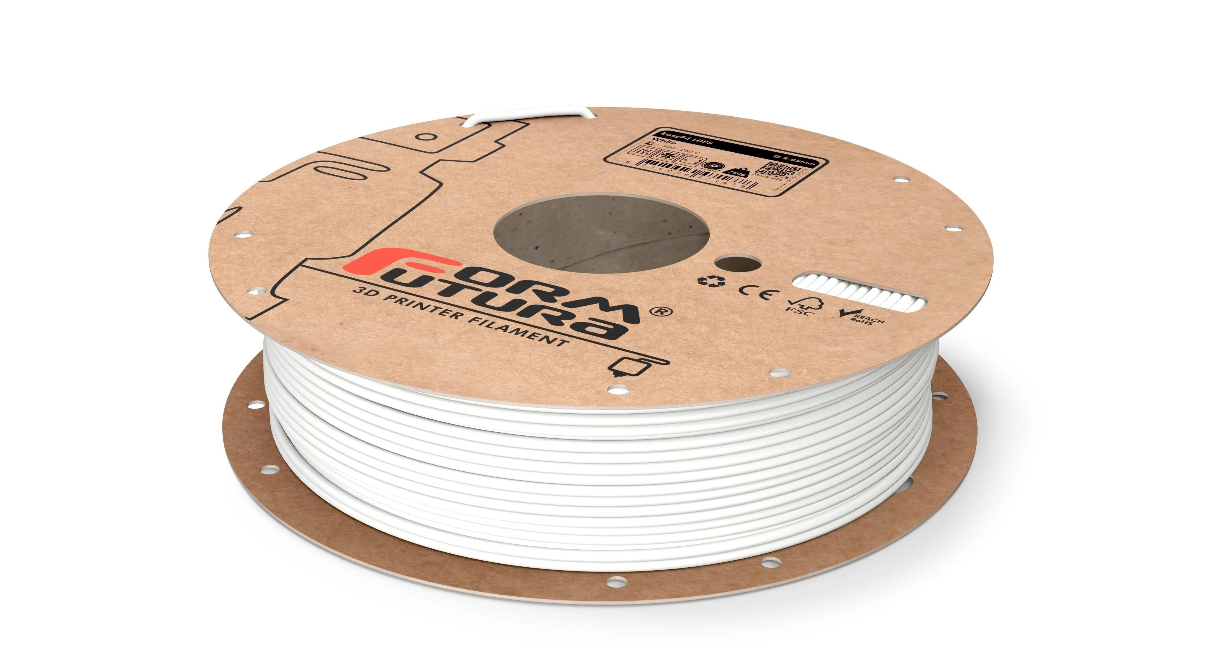HIPS Filament FormFortura EasyFil available in Black, Dark Blue, Grey, Natural, Red and White - 3D Printer Filament Deals499