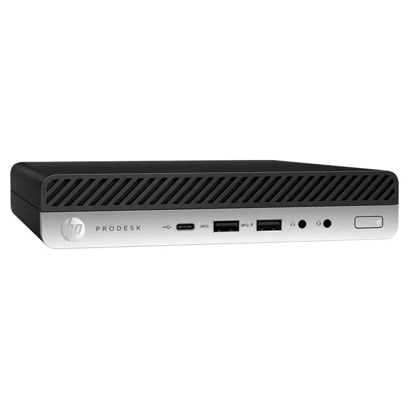 HP ProDesk 600 G5 DM Intel I5-9100T 8GB 256GB SSD W10P64 3x DisplayPort Intel630 KB+Mouse 3YR WTY W10P Mini Desktop PC (7ZC22PA) (LS) HP