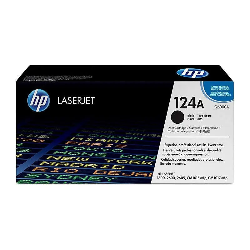 HP #124A Black Toner Q6000A HP