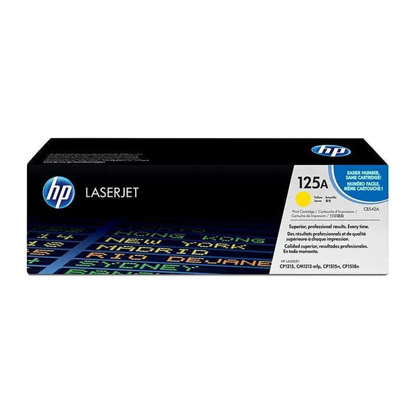 HP #125A Yellow Toner CB542A HP