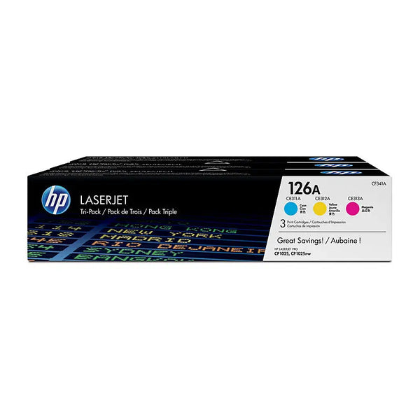 HP #126A CMY Toner Tri Pack HP