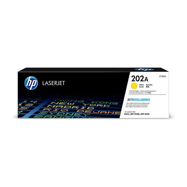 HP #202A Yellow Toner CF502A HP