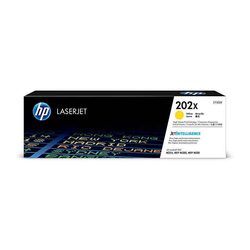 HP #202X Yellow Toner CF502X HP