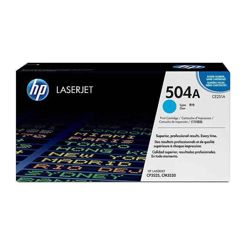 HP #504A Cyan Toner CE251A HP