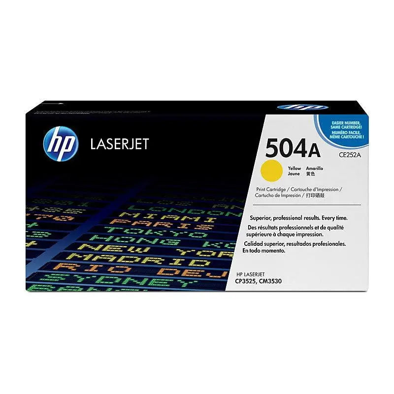 HP #504A Yellow Toner CE252A HP