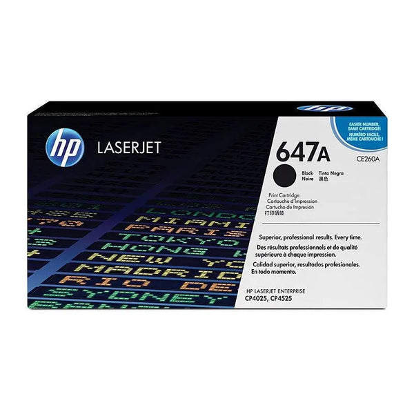 HP #647A Black Toner CE260A HP