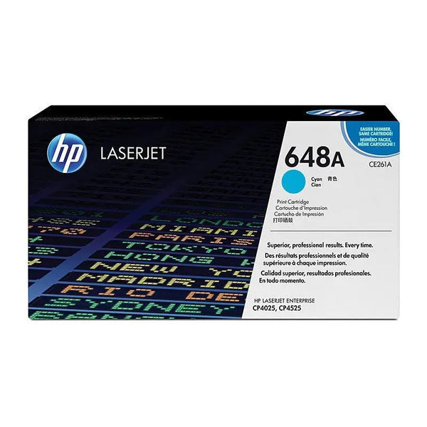 HP #648A Cyan Toner CE261A HP