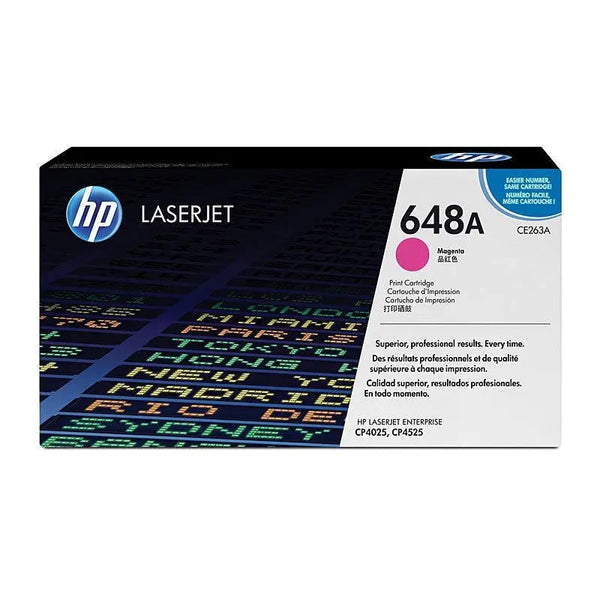 HP #648A Magenta Toner CE263A HP