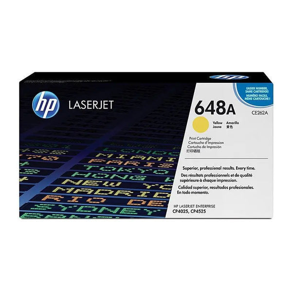 HP #648A Yellow Toner CE262A HP