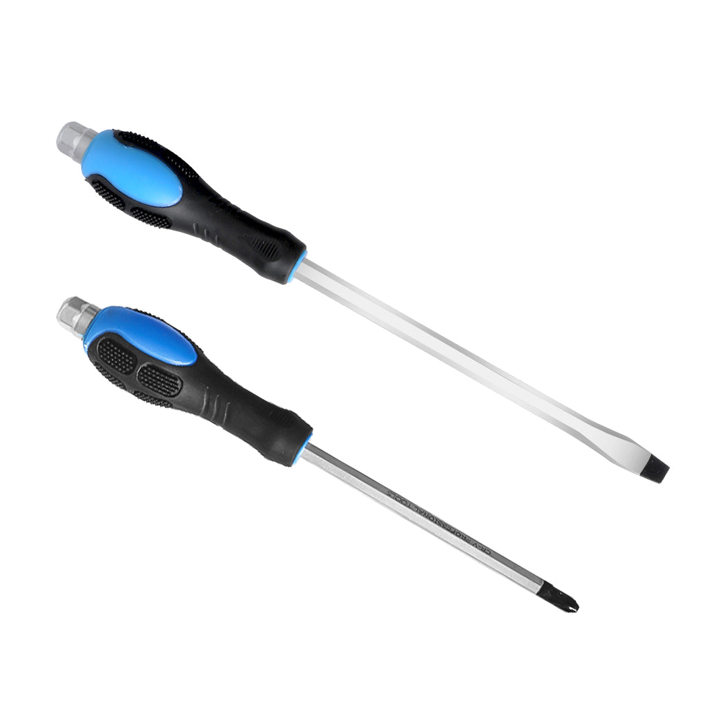 Screwdriver Set 12PCS Cr-V Magnetic Tip Hex End Automotive Workshop Hand Tool Deals499
