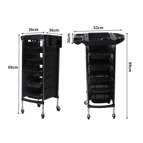 Hairdressing Salon Trolley Beauty Salon Spa Rolling Storage Cart 6 Tier Deals499