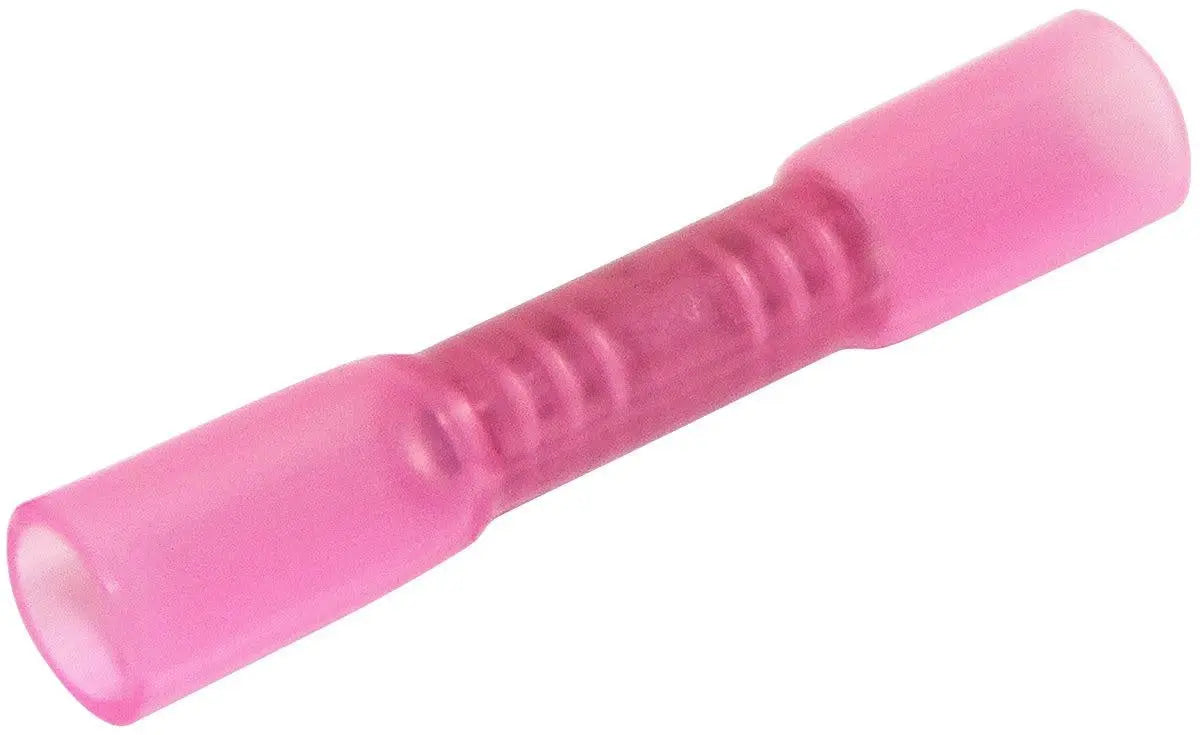 Heat Shrinkable Waterproof Pre-Insulated Red Double Grip Butt Splices 0.5mm² - 1.5mm² - 100 Pack Deals499