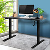 Height Adjustable Desk Office Furniture Manual Sit Stand Table Riser Home Study Deals499