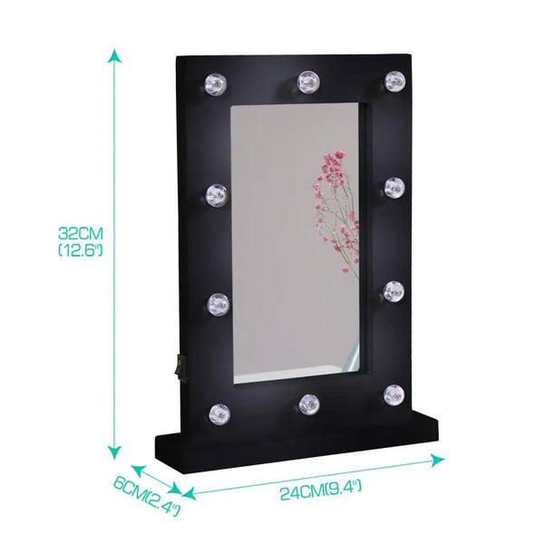 Hollywood LED Vanity Mirror Light Kit for Makeup Dressing Table Black Deals499