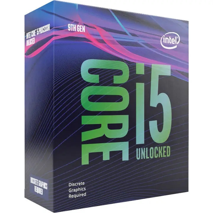 INTEL Core i5-9600KF 3.7Ghz No Fan Unlocked s1151 Coffee Lake 9th Generation Boxed 3 Yrs Qty Dedicated Graphic required INTEL