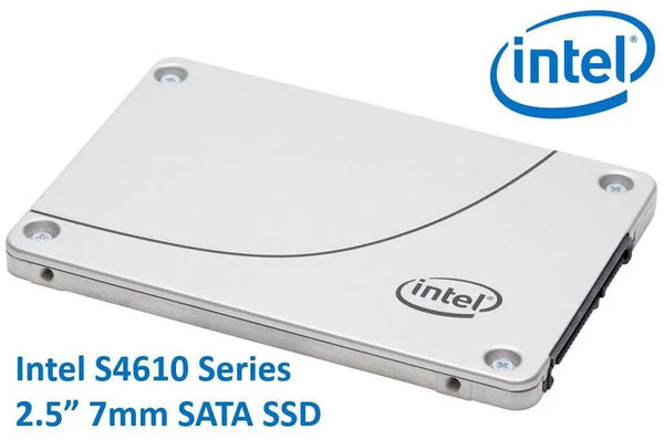 INTEL DC S4610 2.5' 3.84TB SSD SATA3 6Gbps 3D2 TCL 7mm 560R/510W MB/s 97K/32K IOPS 3xDWPD 2 Mil Hrs MTBF Data Center Server 5yrs Wty INTEL