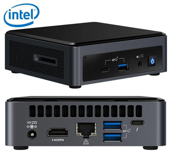 INTEL NUC mini PC i3-10110U 4.1GHz 2xDDR4 SODIMM M.2 PCIe SSD HDMI USB-C (DP1.2) 3xDisplays GbE LAN WiFi BT 6xUSB DS POS INTEL