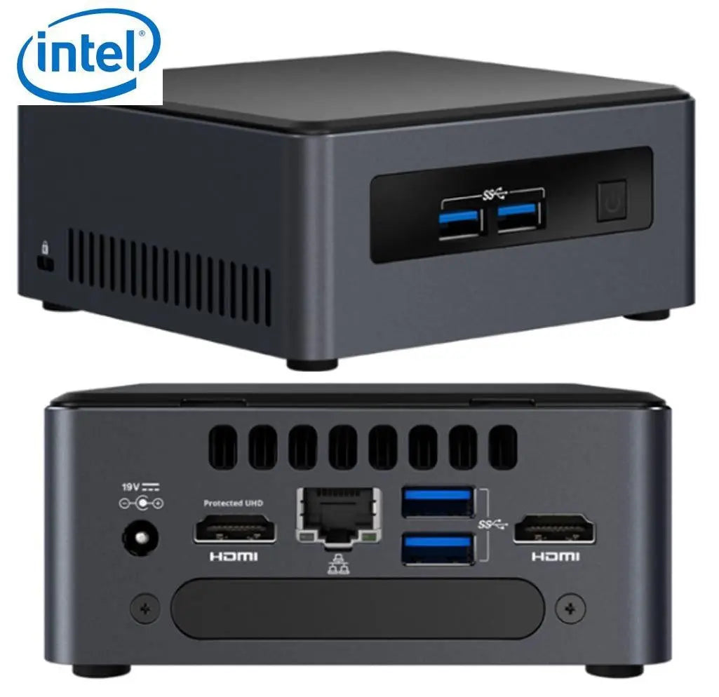 INTEL NUC mini PC i7-8650U 4.2GHz 2xDDR4 SODIMM M.2 & 2.5' SSD 2xHDMI 2xDisplays GbE LAN WiFi BT 4xUSB3.0 vPro for DS POS INTEL