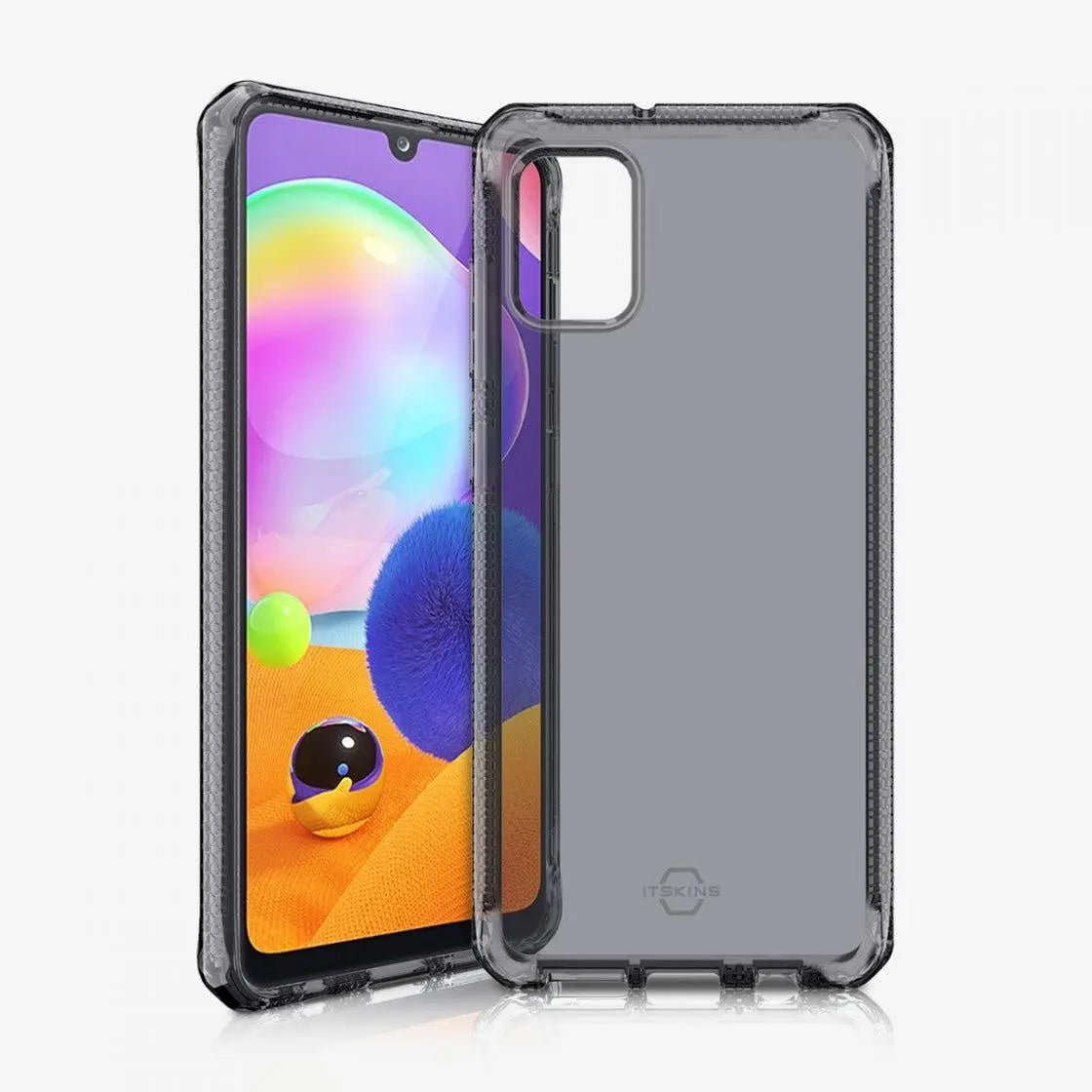 ITSKINS Spectrum 2M Drop Case - Samsung A31 Clear / Smoke ITSKINS