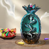 Incense Burner Pineapple Waterfall Smoke Backflow Ceramic Cone Holder + 10 Cones Deals499