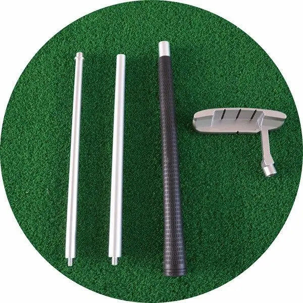 Indoor Practice Putting Green 2.5m Mat Inclined Ball Return Fake Grass 2 Holes Deals499