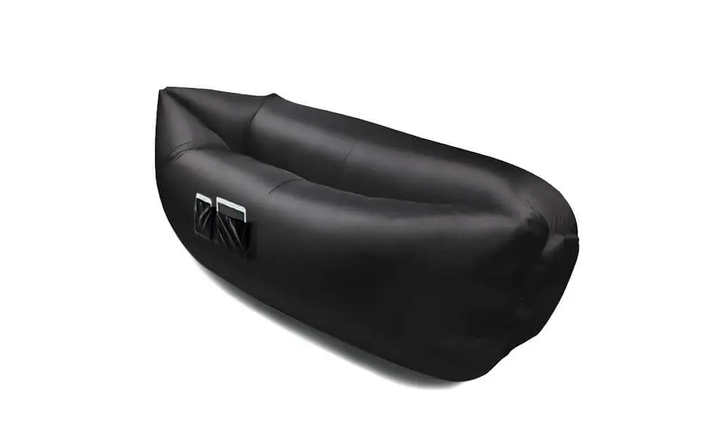 Inflatable Swimming Pool Air Bag Sofa Lounge Sleeping Bags Bed Beach Couch Black Deals499