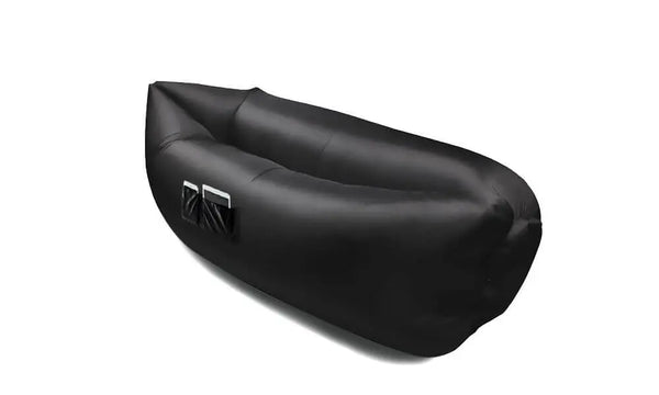 Inflatable Swimming Pool Air Bag Sofa Lounge Sleeping Bags Bed Beach Couch Black Deals499
