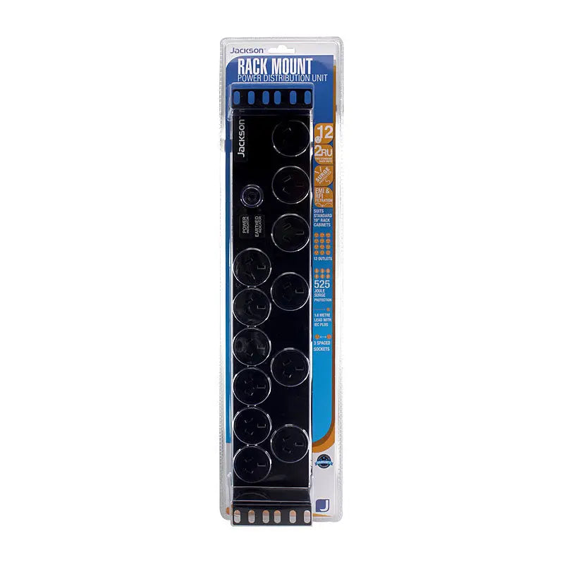 JACKSON 12 Way Rack Mount PDU JACKSON