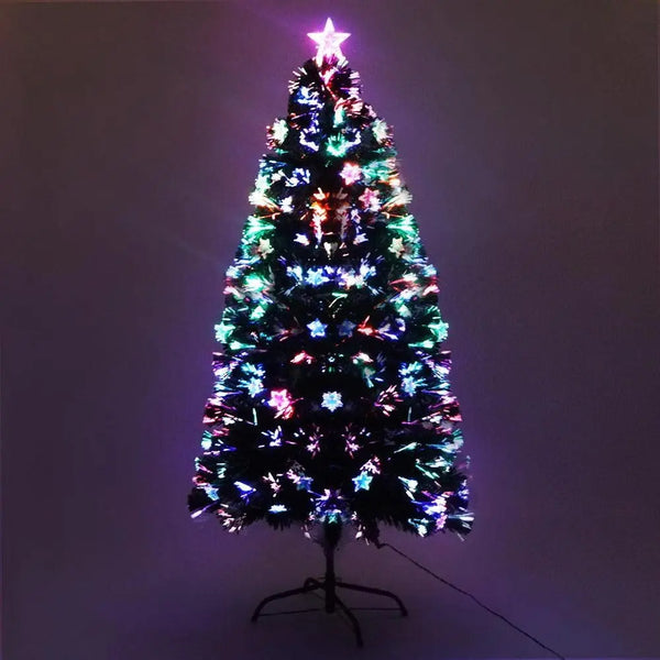 Jingle Jollys 1.2M 4FT LED Christmas Tree Xmas Optic Fiber Multi Colour Lights Deals499