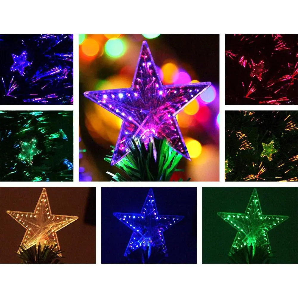 Jingle Jollys 1.2M 4FT LED Christmas Tree Xmas Optic Fiber Multi Colour Lights Deals499