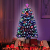 Jingle Jollys 1.2M 4FT LED Christmas Tree Xmas Optic Fiber Multi Colour Lights Deals499