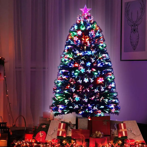 Jingle Jollys 1.5M 5FT LED Christmas Tree Xmas Optic Fiber Multi Colour Lights Deals499