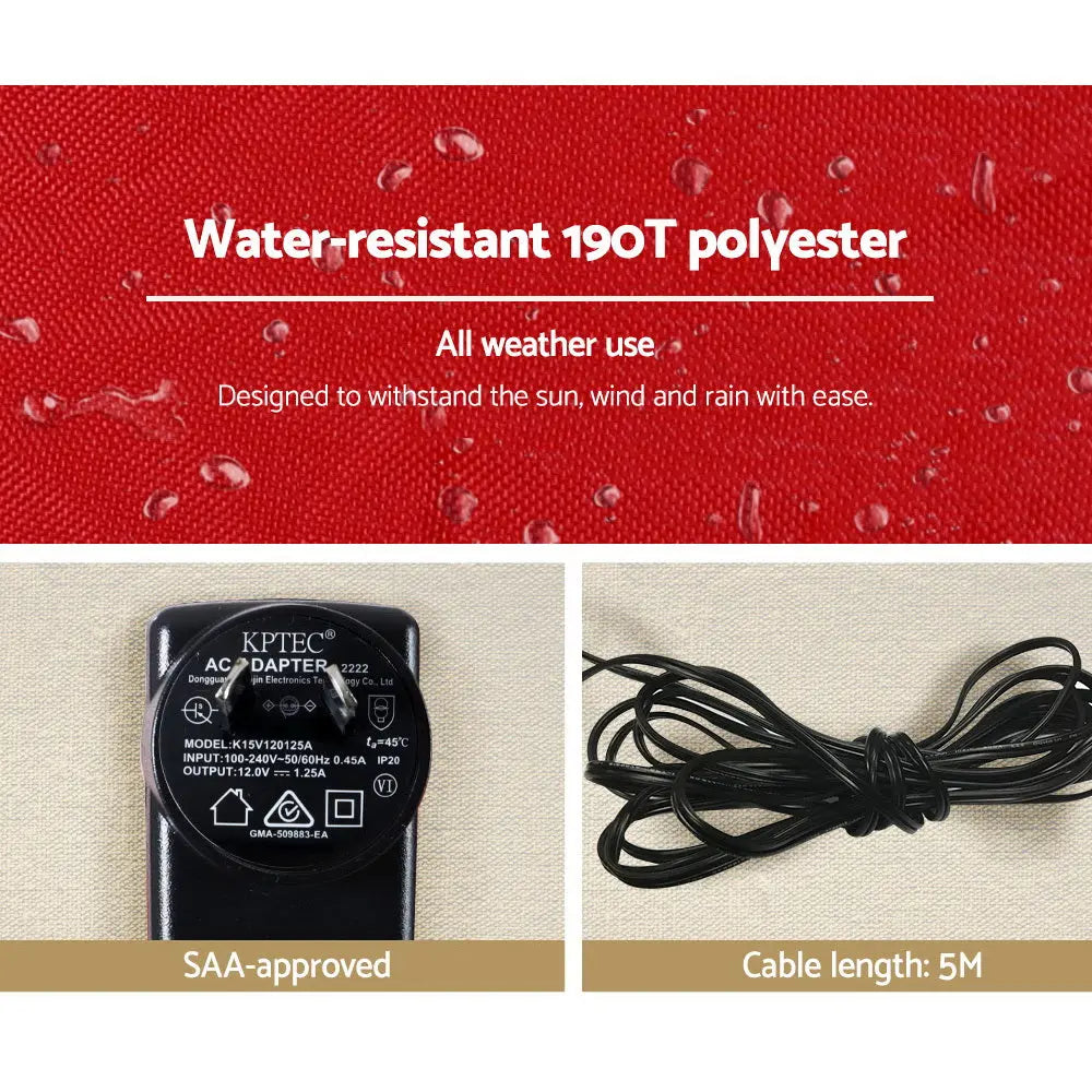 Jingle Jollys 2.2M Christmas Inflatable Santa Tree Lights Outdoor Decorations Deals499