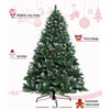 Jingle Jollys 2.4M 8FT Christmas Tree Xmas Home Decoration 1400 Tips Snowy Green Deals499