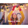 Jingle Jollys 23m LED Festoon String Lights 20 Bulbs Kits Wedding Party Christmas G80 Deals499