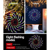 Jingle Jollys Christmas Motif Lights LED Spinner Light Waterproof Colourful Deals499